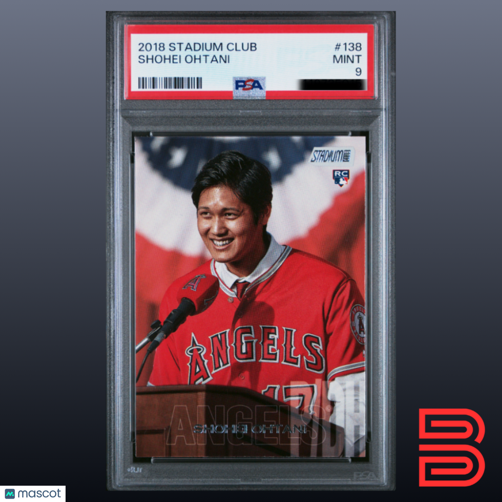 Shohei Ohtani 2018 Stadium Club #138 PSA 9