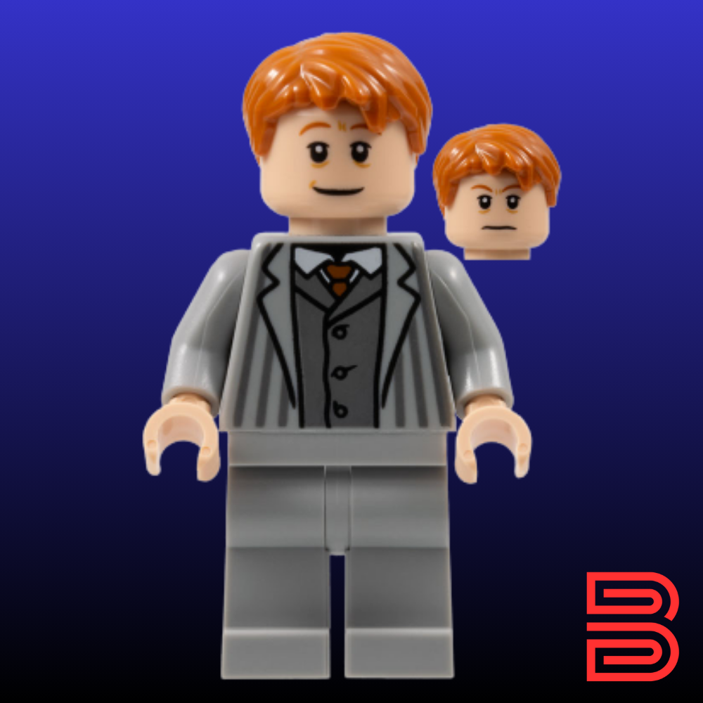 Arthur Weasley (Light Bluish Gray Suit) / hp359
